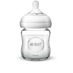 Mamadera Natural De Cristal Desde 0 Meses De 120Ml Avent