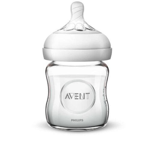 Mamadera Natural De Cristal Desde 0 Meses De 120Ml Avent, , large image number 0