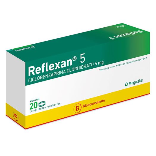 Reflexan 5 mg x 20 Comprimidos Recubiertos, , large image number 0