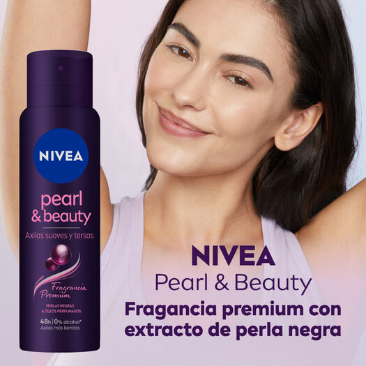 Desodorante Spray Nivea Pearl & Beauty Black 150ml, , large image number 4