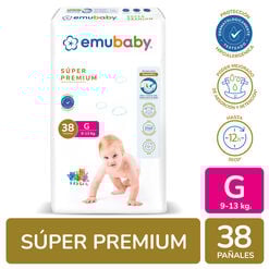 Pañales Emubaby Premium G 38 un