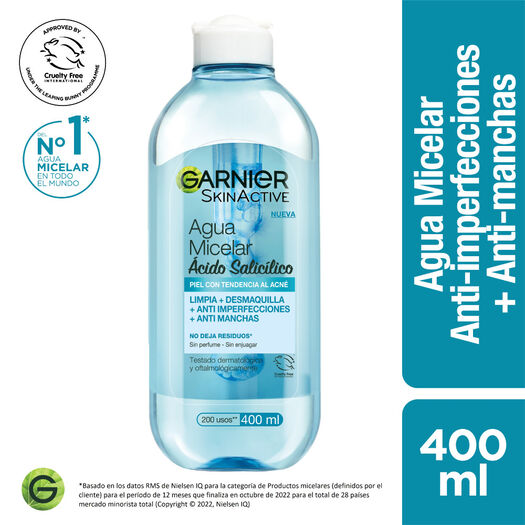 Agua Micelar Expres Aclara Antiacne 400Ml, , large image number 0