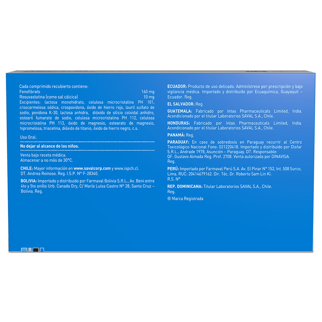 Rux F 160 mg / 10 mg 30 comprimidos, , large image number 3