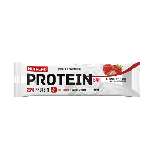 Nutrend Protein Bar Strawberry x 55 g Barra, , large image number 0