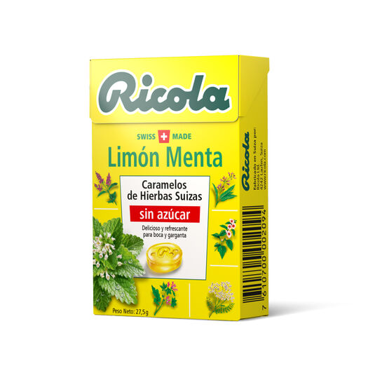 Ricola Caramelo Limon 27,5 Gr Sin Azucar, , large image number 0