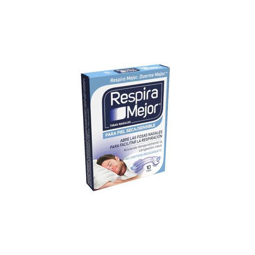 Parche Nasal Respira Mejor Piel Sensible 10 Unidades, , large image number 0