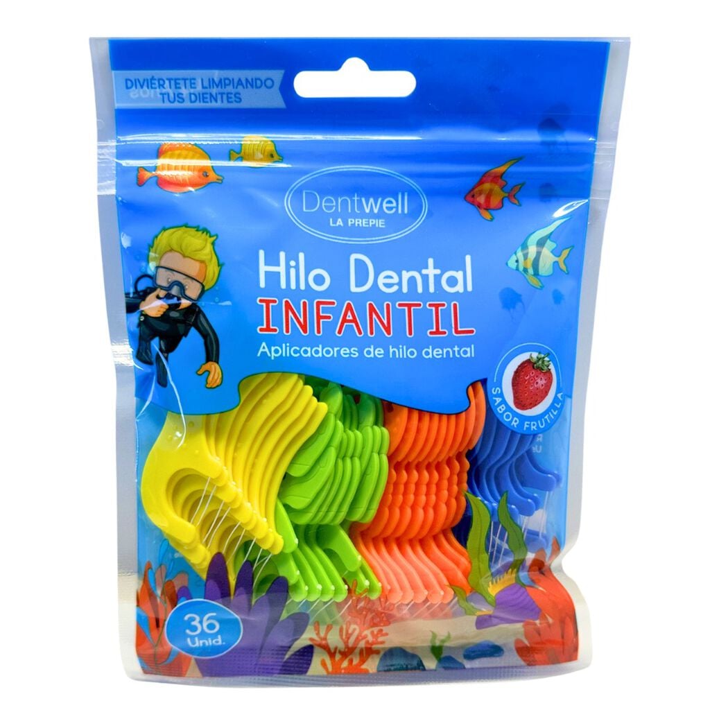 Dentwell Hilo Dental Infantil Frut 36Un, , large image number 0