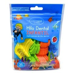 Dentwell Hilo Dental Infantil Frut 36Un