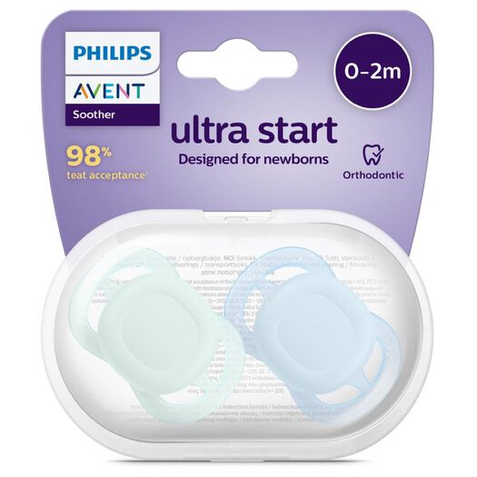 Chupete Philips Ultra Star Niño 0-2 Meses 2 un, , large image number 0