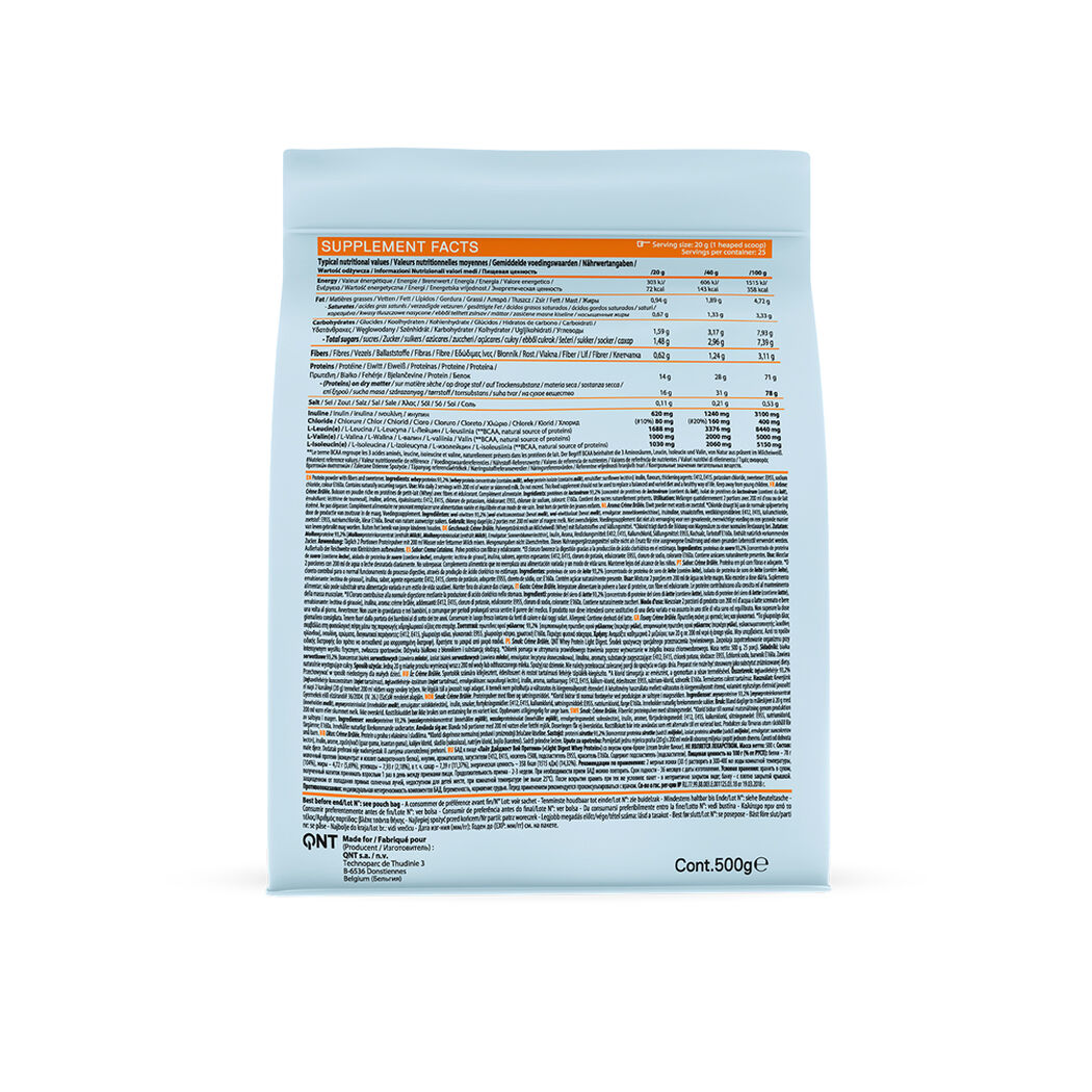 Proteina QNT Light Digest Creme Brule 500 g, , large image number 2