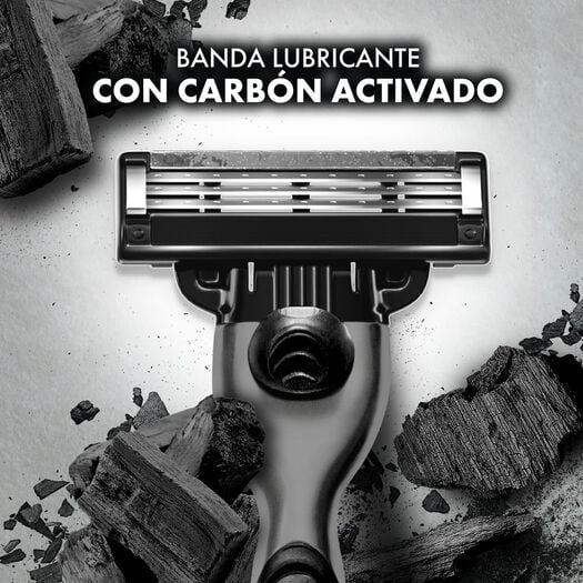 Repuesto Máquina de Afeitar Gillette Mach3 Carbono 6 un, , large image number 3