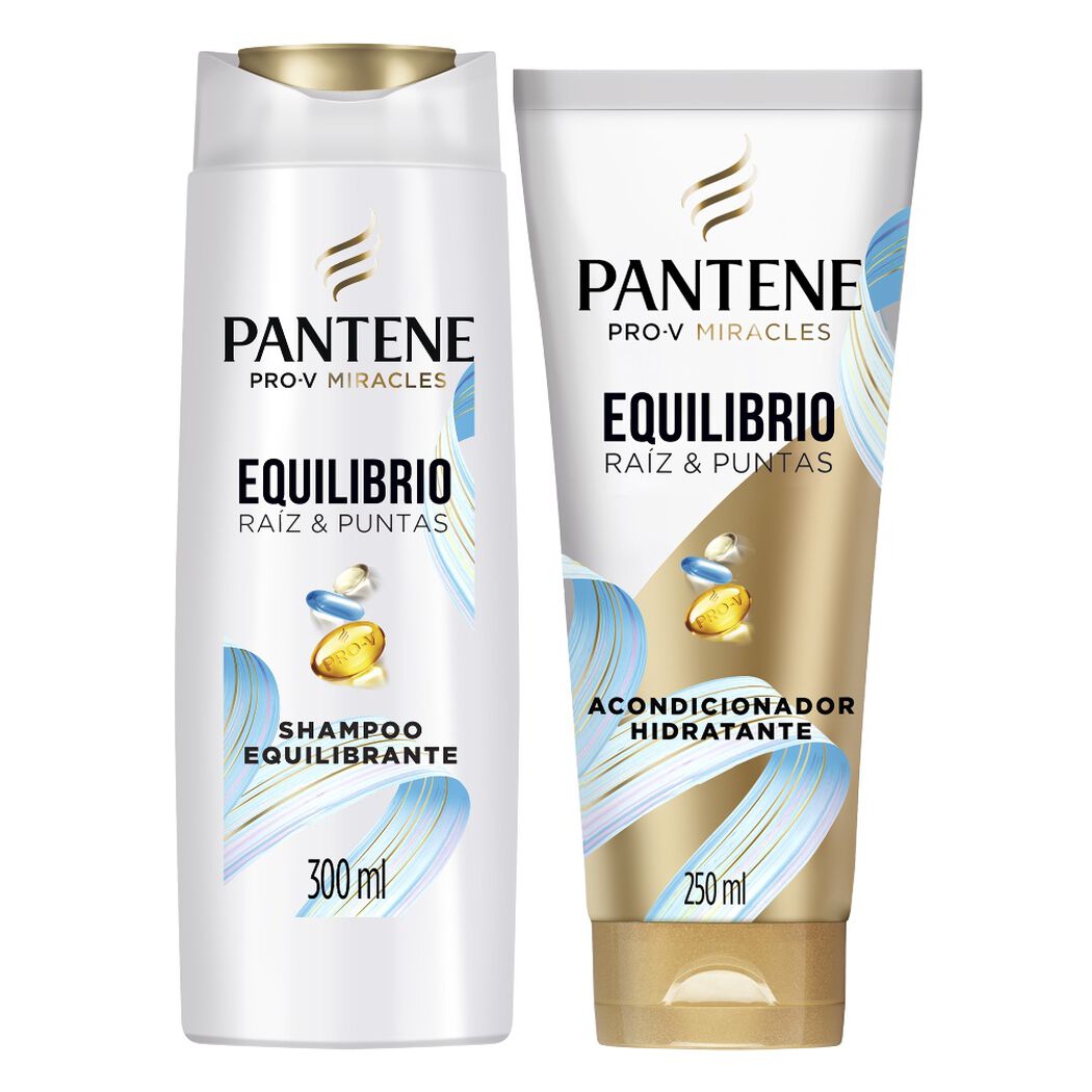 Pack Pantene Equilibrio Raíz y Puntas 300 ml + 250 ml, , large image number 0
