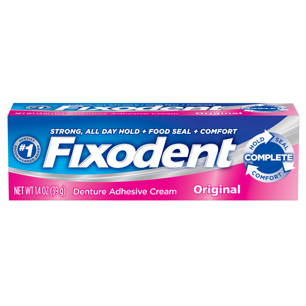 Fixodent Crema Adhesiva Dental Original x 39 g, , large image number 0