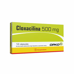 Cloxacilina 500 mg x 12 Cápsulas OPKO CHILE S.A.