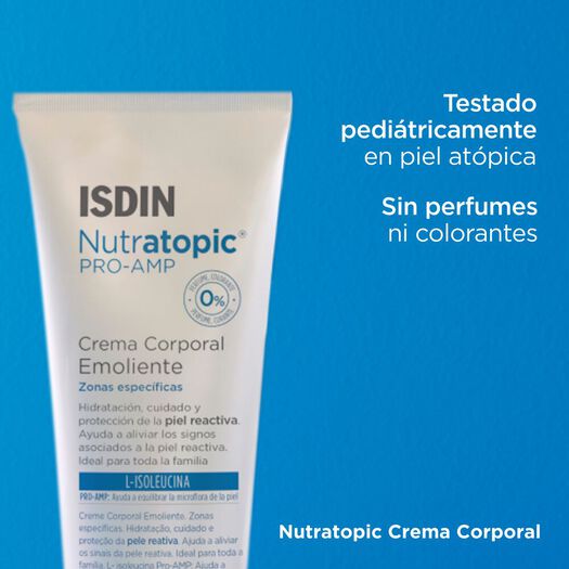 Isdin Crema Emoliente Nutratopic® Pro-AMP Piel Atópica x 200 mL, , large image number 2
