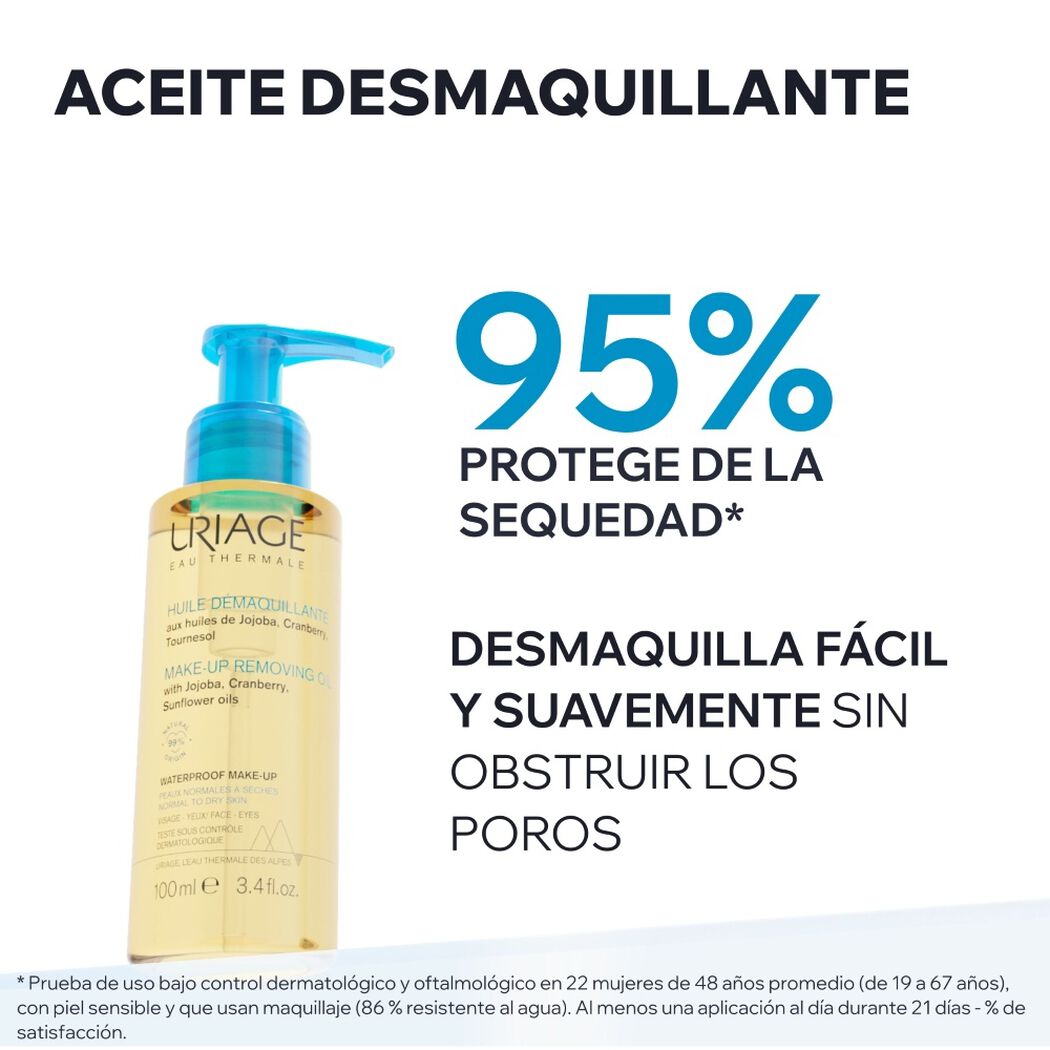Aceite Desmaquillante Uriage 100ml, , large image number 1