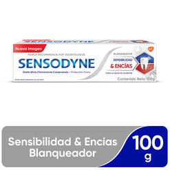 Sensodyne Pasta Dental Sensibilidad Y Encias Blanqueador x 100 G