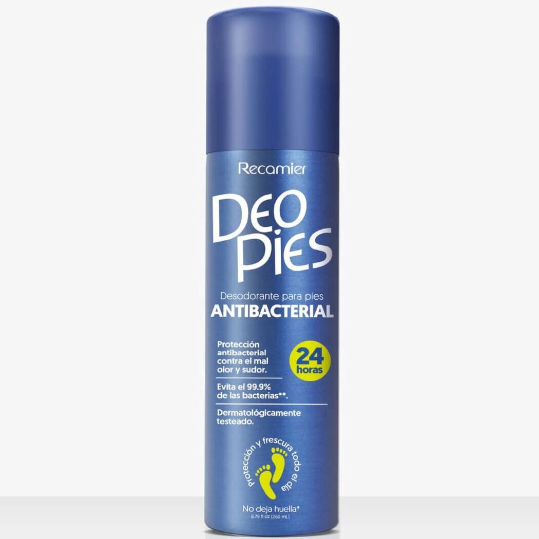 Desosdorante Deo Pies Spray Antibacterial 260 mL, , large image number 0