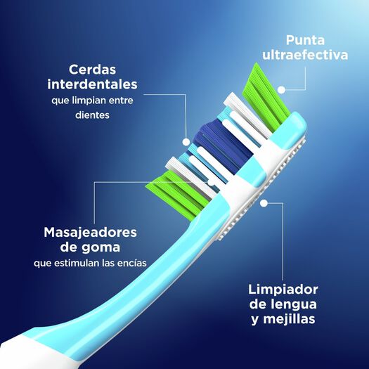 Cepillo de Dientes Oral-B 5 Acciones de Limpieza 2 Unidades, , large image number 3