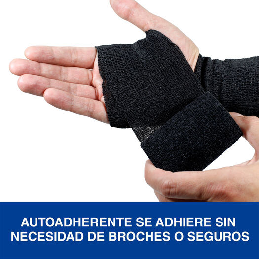 Venda Elastica Coban¿ Negra 7,5 cms x 4,5 cm. Nexcare, , large image number 2