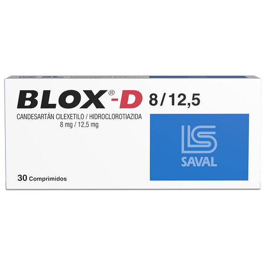 Blox-D 8 mg/12,5 mg x 30 Comprimidos, , large image number 0