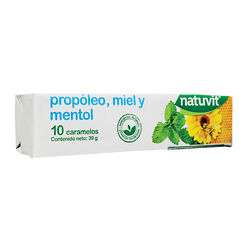 Natuvit Caramelo Mentol x 10 Comprimidos