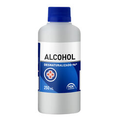 Alcohol Desnaturalizado 96 % x 250 mL Solución Tópica