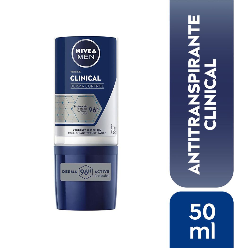 Antitranspirante Roll On Clinical  Masculino 50mL, , large image number 0