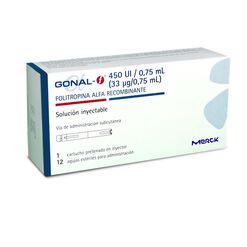 Gonal-F 450 UI/0.75 ml x 1 Vial