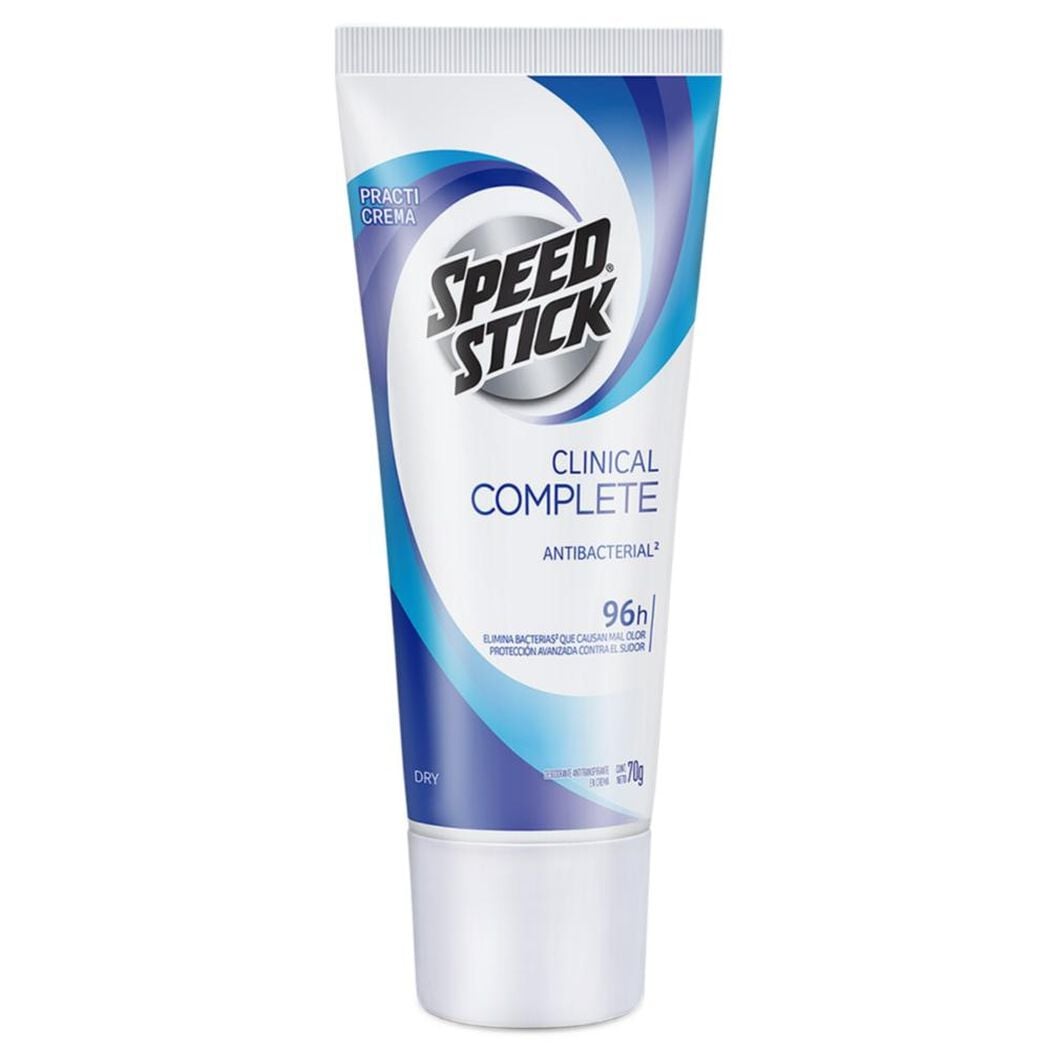 Desodorante en crema PractiCrema Antibacterial Clinical Dry 96 Horas 70gr, , large image number 1