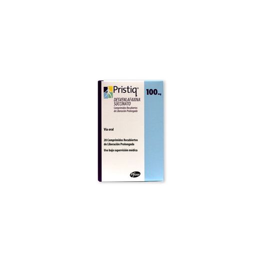 Pristiq 100 mg x 28 Comprimidos Recubiertos de Liberación Prolongada, , large image number 0