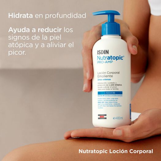 Isdin Loción Emoliente Nutratopic® Piel Atópica x 400 mL, , large image number 1