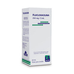 Flucloxacilina 250 mg/5 ml x 60 ml Polvo para Suspensión Oral MINTLAB CO SA