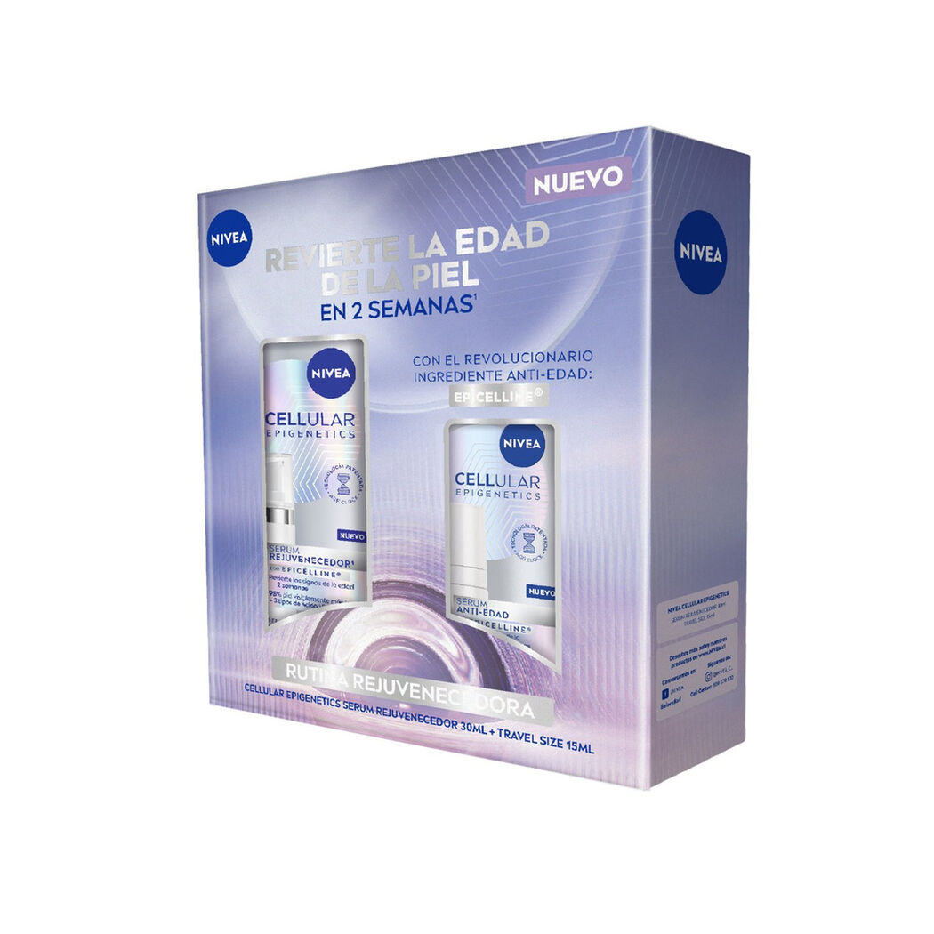 Pack Nivea Epigenetics Serum 30 ml + 15 ml D&iacute;a de la madre 2026, , large image number 1