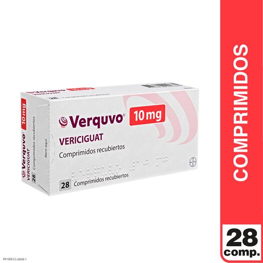 Verquvo 10 mg x 28 Comprimidos Recubiertos, , large image number 0