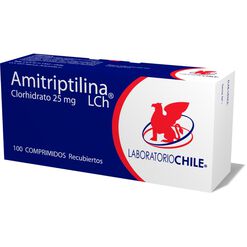 Amitriptilina 25 mg Caja 100 Comp. Recubiertos CHILE