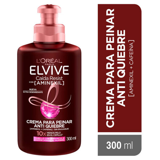 Crema Para Peinar Elvive Aminexil 300Ml, , large image number 0