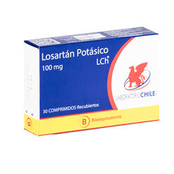 Losartan 100 mg x 30 Comprimidos Recubiertos CHILE