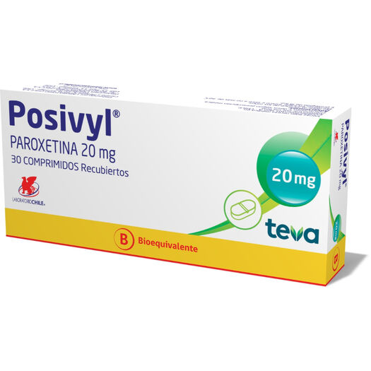 Posivyl 20 mg x 30 Comprimidos Recubiertos, , large image number 0