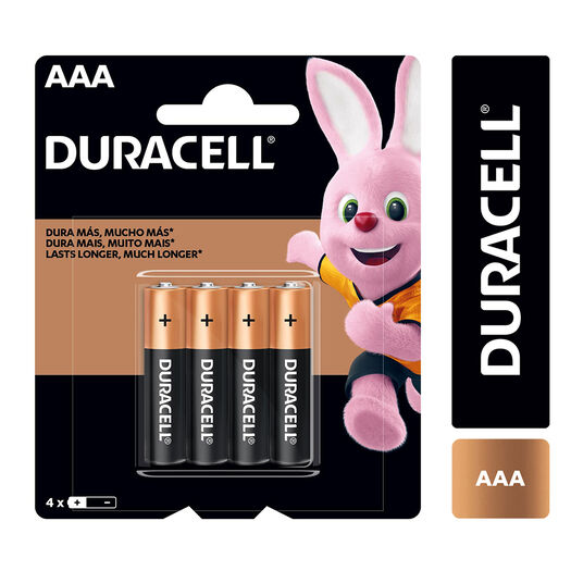 Duracell Pila AAA x 4 Unidades, , large image number 0