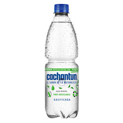Agua Mineral Cachantun Con Gas Botella 600 Ml