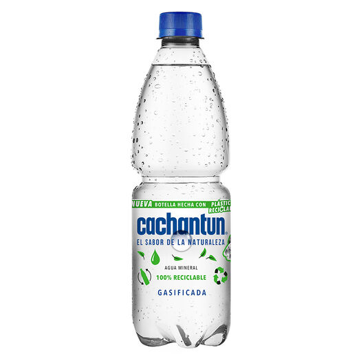 Agua Mineral Cachantun Con Gas Botella 600 Ml, , large image number 0