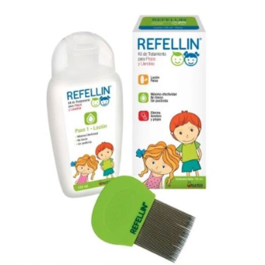 Refellin Kit Trata Piojos Y Liendres x 270 mL Loción, , large image number 0