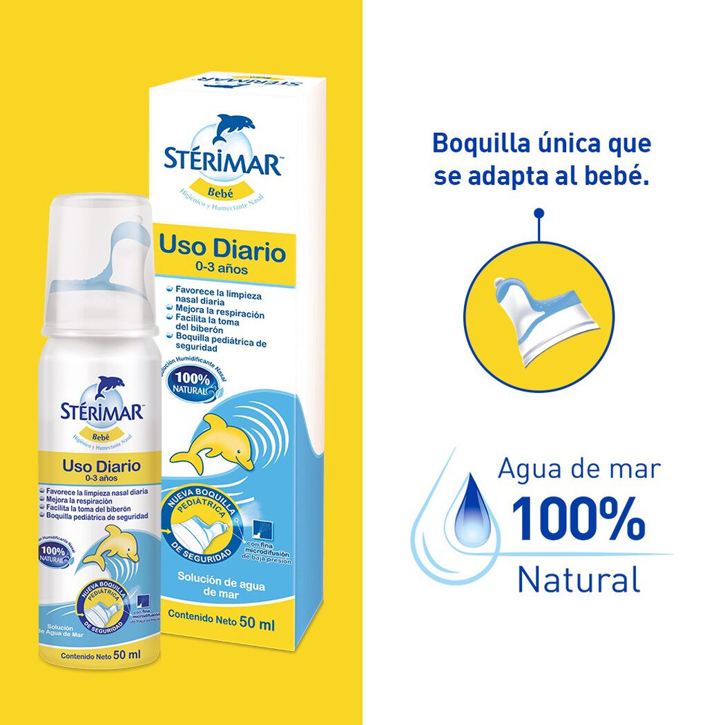 Stérimar Bebé Solución de Agua de Mar 50 mL, , large image number 2
