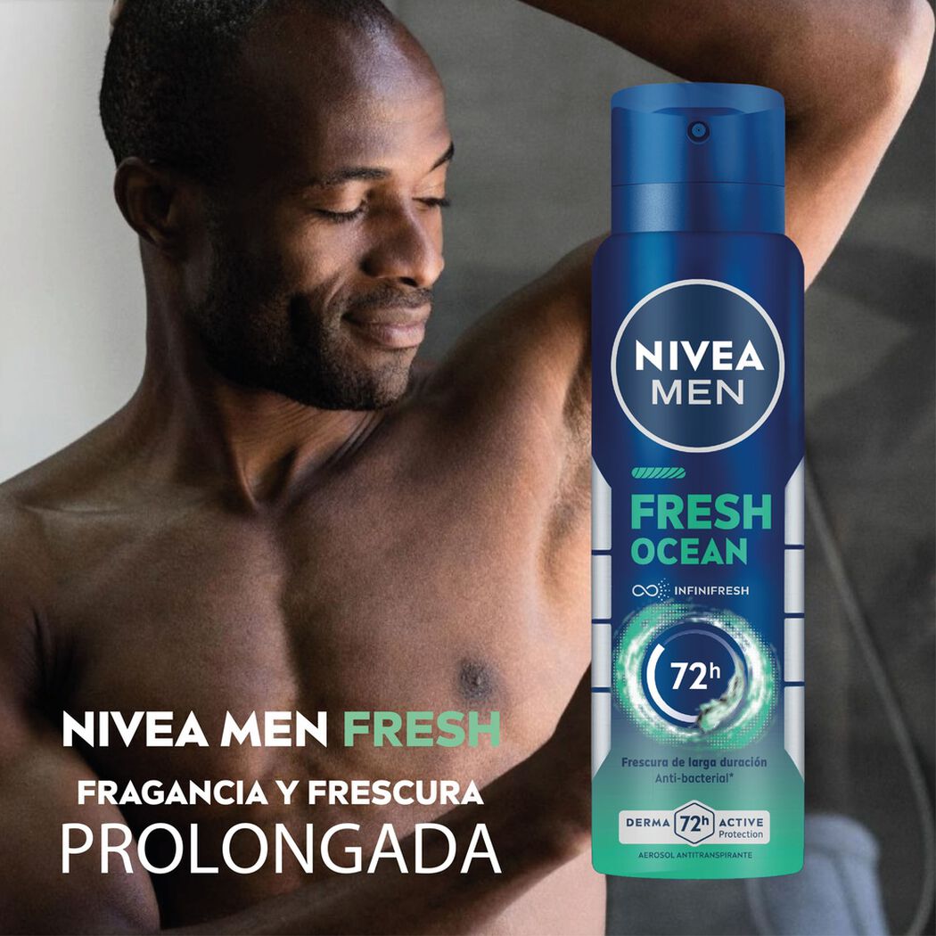 Desodorante Spray Nivea Fresh Ocean 150Ml, , large image number 2