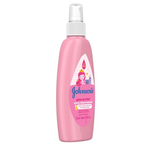 Spray Johnsons Desenredante Baby Gotas de Brillo 200 mL, , large image number 2