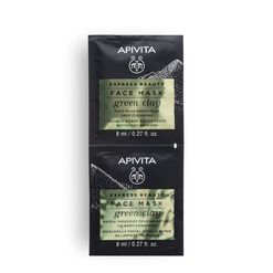 Mascarilla Limpieza con Arcilla Verde de rostro 2x8ml Apivita