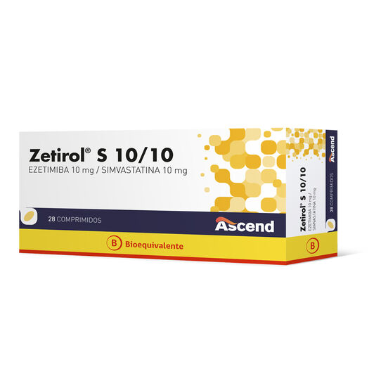 Zetirol 10/10 10 mg 28 Comprimidos, , large image number 0