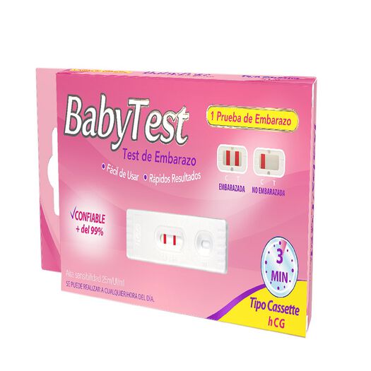TEST DE EMBARAZO BABY TEST 1 UN, , large image number 0