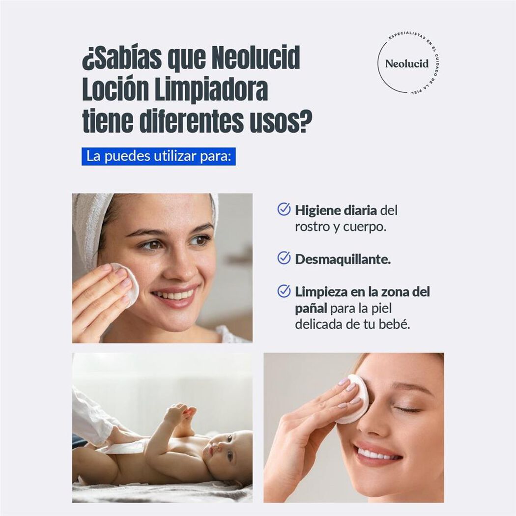 Loción Limpiadora Neolucid 250 mL, , large image number 1